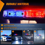 Nilight 12 Inch 48 Leds Roof Top Blue Red Emergency Strobe Light, view 4