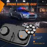 Nilight 12 Inch 48 Leds Roof Top Blue Red Emergency Strobe Light, view 6