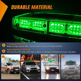 Nilight 12 Inch 48 Leds Roof Top Green Emergency Strobe Light, view 2