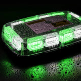Nilight 12 Inch 48 Leds Roof Top Green Mix White Emergency Strobe Light, view 6