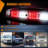 Nilight 12 Inch 48 Leds Roof Top Red White Emergency Strobe Light, view 2