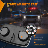 Nilight 12 Inch 48 Leds Roof Top Red White Emergency Strobe Light, view 3