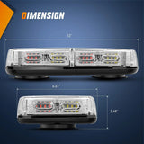 Nilight 12 Inch 48 Leds Roof Top Red White Emergency Strobe Light, view 4