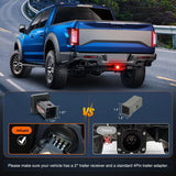 Nilight 12LED Brake Light Trailer Hitch Cover, view 6