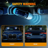Nilight 12LED Emergency Strobe Traffic Advisor Light Bar 2 in 1 Blue White Dash Warning Safety Flashing Lights Front/Rear Windshield Construction Lights for Trucks Cars Plow Police Vehicles, view 3