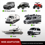 Nilight 12V 140AMP Dual Battery Isolator Kit with 6 AWG Power Cable Terminal Voltage Sensitive Relay Smart VSR Automatic Charger Disconnect for Truck Van RV ATV UTV Boat Can Am, view 6