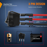 Nilight 8Pcs 12V 20A Round Toggle LED Switch With Wires, view 2