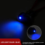 Nilight 5Pcs 12V 30A Round Toggle LED Switch with Blue LED Indicator, view 6