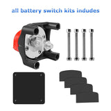 Nilight 12V-48V DC Battery Disconnect Switch, view 5