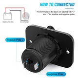 Nilight 2Pcs 12V Cigarette Lighter Socket, view 5