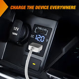 Nilight 12V USB Charger PD Type C and USB Quick Charge with LED Voltmeter, view 5