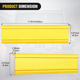 Nilight 13.5 Inch Spot Flood Combo LED Light Bar Yellow Cover | Protective Durable Polycarbonate Lens, Waterproof Dustproof Scratch-Proof for Side-Mounted Bumper Off Road Driving Fog Lamp, view 2
