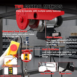 Nilight 1320LBS Electric Hoist 110V Electric Winch with Wireless & Wired Remote Control, Single/Double Slings 39FT Lifting Height Lift Hoist Material Handling Tool for Warehouses Factories Garage, view 2