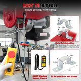 Nilight 1320LBS Electric Hoist 110V Electric Winch with Wireless & Wired Remote Control, Single/Double Slings 39FT Lifting Height Lift Hoist Material Handling Tool for Warehouses Factories Garage, view 6