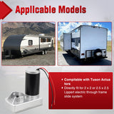 Nilight 132682 RV Slide Out Motor Replacement for Lippert Tuson 18:1 | Compatible with Tuson Actuators Lippert Through Frame Slide-Out System 18:1 Gear Ratio for Travel Trailer Camper, view 5