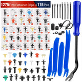 Nilight 1390Pcs Car Push Retainer Clips Auto Fasteners Kit Included 33 Most Popular Sizes Nylon Bumper Fender Rivets with 1 Fasteners Remover 10 Cable Ties for Toyota GM Ford Honda Chevy, view 2