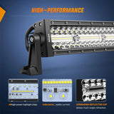 Nilight 13.5 Inch 288W Triple Row 96LEDs Spot Flood LED Light Bar, view 3
