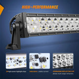 Nilight 13.7 Inch 72W Double Row Spot Flood Led Light Bar, view 5