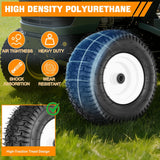 Nilight 13x5.00-6 Lawn Mower Tires, 13 Inch Pneumatic Rubber Tire with 3/4 Inch Axle Bore & 3 Inch Hub Length, Air-Filled Replacement Wheels for Riding Lawn Mowers, 2 Pack, view 2