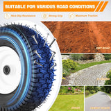Nilight 13x5.00-6 Lawn Mower Tires, 13 Inch Pneumatic Rubber Tire with 3/4 Inch Axle Bore & 3 Inch Hub Length, Air-Filled Replacement Wheels for Riding Lawn Mowers, 2 Pack, view 6