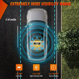 Nilight 14.5 Inch 30LED Strobe Light Bar Double Side Rooftop Emergency Flashing Lights Amber White Safety Warning Hazard Light Bars with Magnetic Base for Construction Vehicles Plow Trucks Pickup, view 6