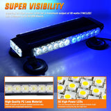 Nilight 14.5 Inch 30LED Strobe Light Bar Double Side Rooftop Blue White, view 4