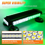 Nilight 14.5 Inch 30LED Strobe Light Bar Double Side Rooftop Green White, view 4
