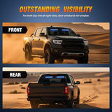 Nilight 144 LED Strobe Traffic Advisor Light Bar Blue with Controller 2 in 1 Automotive Emergency Warning Flashing Police Windshield Lights Bars for Cars Tow Plow Trucks Construction Vehicles, view 5