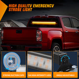 Nilight 144LED Traffic Advisor Strobe Light Bar with Controller Amber Emergency Warning Hazard Interior/Front/Rear Windshield Flashing for Cars Plow Trucks Construction Vehicles, view 5