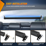 Nilight 144LED Traffic Advisor Strobe Light Bar with Controller Blue Emergency Warning Lights Hazard Interior Front/Rear Windshield Flashing for Cars Plow Trucks Construction Vehicles, view 6