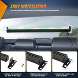 Nilight 144LED Traffic Advisor Strobe Light Bar with Controller Green White Emergency Warning Lights Hazard Interior Front/Rear Windshield Flashing for Cars Plow Trucks Construction Vehicles, view 6