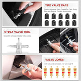 Nilight 148 Pcs Bumper Splash Shield Retainer Metal Insert Clips, view 6