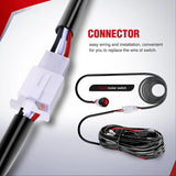 Nilight 14AWG Wire Harness Kit 2 Leads W/ 12V 3Pin Switch | 3 Fuses | 4 Spade Connectors, view 5