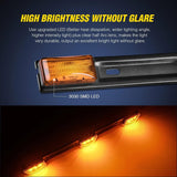 Nilight 14 Inch 9 LEDs Amber Trailer Light ID Bar, view 3
