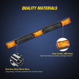 Nilight 14 Inch 9 LEDs Amber Trailer Light ID Bar, view 5