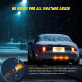 Nilight 14 Inch 9 LEDs Amber Trailer Light ID Bar, view 6