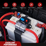 Nilight 150 Amp Circuit Breaker w/Manual Reset 12V-42V Overload Protection | Resettable Switch Trolling Motor Auto Car Stereo Audio Inline Fuse Block Holders Inverter for Automotive RV Marine Boat, view 4