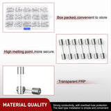 Nilight 150PCS Fast Blow Glass Fuses with 10PCS 5x20mm Inline Holder Screw Type16AWG 250V 0.1A 0.2A 0.25A 0.5A 1A 1.5A 2A 3A 4A 5A 8A 10A 12A 15A 20A Tube Fuse Assortment, view 5