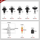 Nilight 158 Pcs Bumper Retainer Clips Car Push Retainer Kit, view 2
