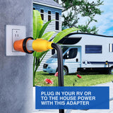 Nilight 15Amp Male to 50Amp Twist Lock Female Power Adapter, view 6