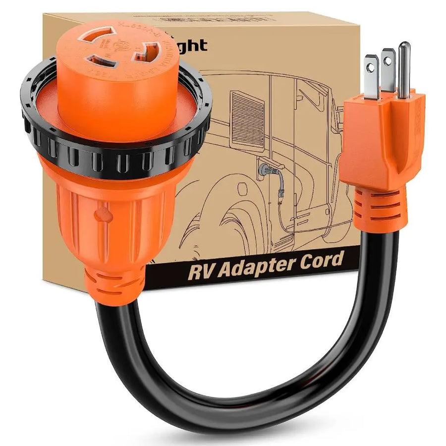 Nilight 15Amp to 30Amp RV Locking Adapter Cord