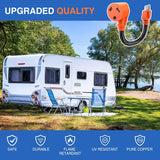 Nilight 15Amp to 30Amp RV Power Adapter Cord, view 6