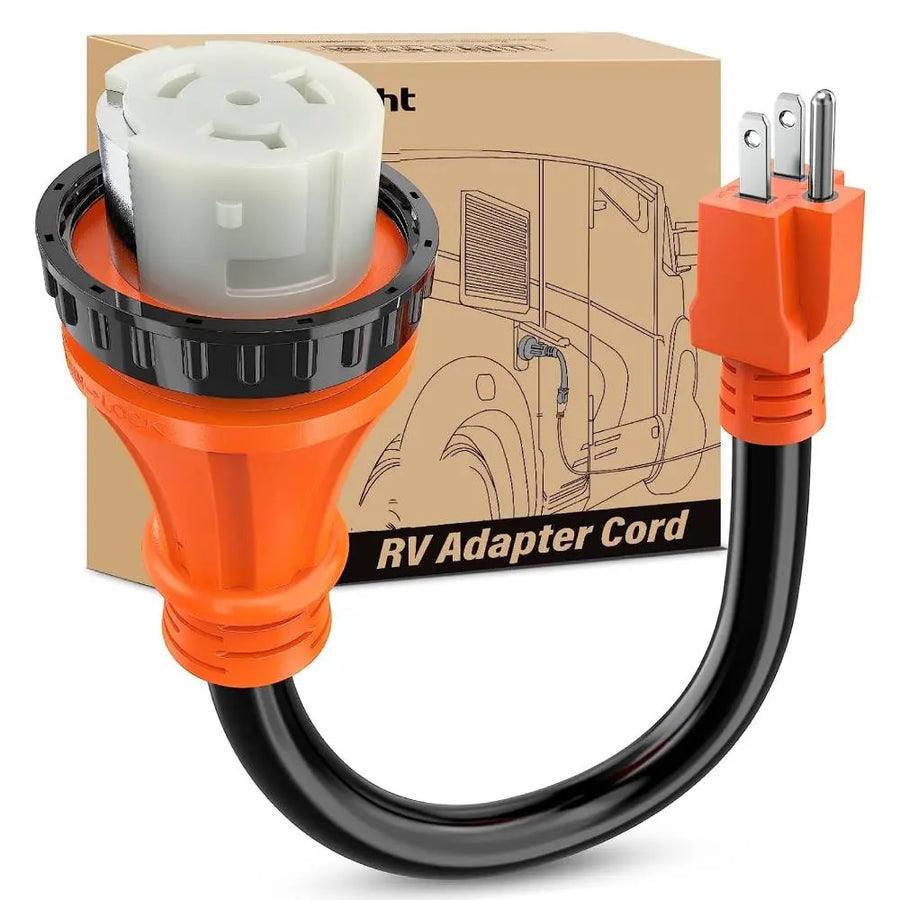 Nilight 15AMP to 50AMP RV Locking Adapter Cord