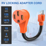 Nilight 15AMP to 50AMP RV Power Adapter Cord, view 2