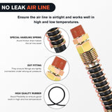 Nilight 15FT Air Line Hose Assembly Rubber Air Hose 1/2in NPT Swivel, view 6