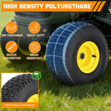 Nilight 15x6.00-6 Lawn Mower Tires, 15 Inch Pneumatic Rubber Tire with 3/4 Inch Axle Bore & 3 Inch Hub Length, Air-Filled Replacement Wheels for Riding Lawn Mowers, 2 Pack, view 2