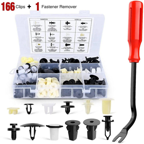 Nilight 167 Pcs Bumper Retainer Clips Car Push Retainer Kit