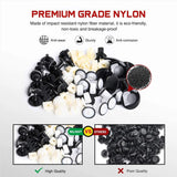 Nilight 167 Pcs Bumper Retainer Clips Car Push Retainer Kit, view 4