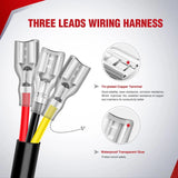 Nilight 2PCS 16AWG 10FT Wire Extension Kit 3 Leads For Amber White LED Light Bar/Led Pods/LED Work Light, view 3