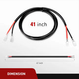 Nilight 2PCS 16AWG 3FT Wire Extension Kit For LED Light Bar/Led Pods/LED Work Light, view 2